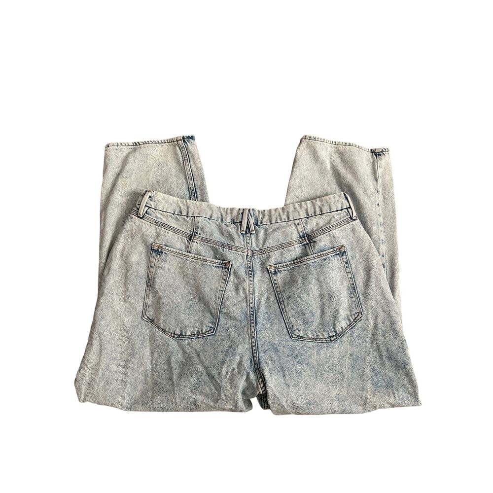 Good American Relaxed Distressed Jeans Size 16 - Picture 5 of 6